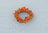 Glasperlenkranz D=8 cm, orange