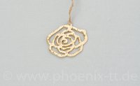 Rose 'Metall', D= 8,5 cm, gold