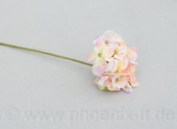 Hortensienpick 'Pastell',  L= 25 cm, rosa-peach